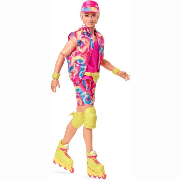 Mattel Ken Barbie the Movie Inline Skating‎ Sporty Neon Outfit Collectible Doll - Picture 3 of 7